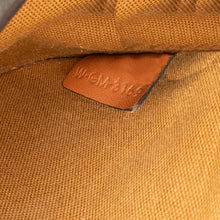 Celine | Pre-Owned Medium Triomphe Coated Canvas Folco Crossbody - II | Brown/Dark Brown