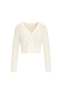 Womens | Hyacinth Knit Cardigan | White