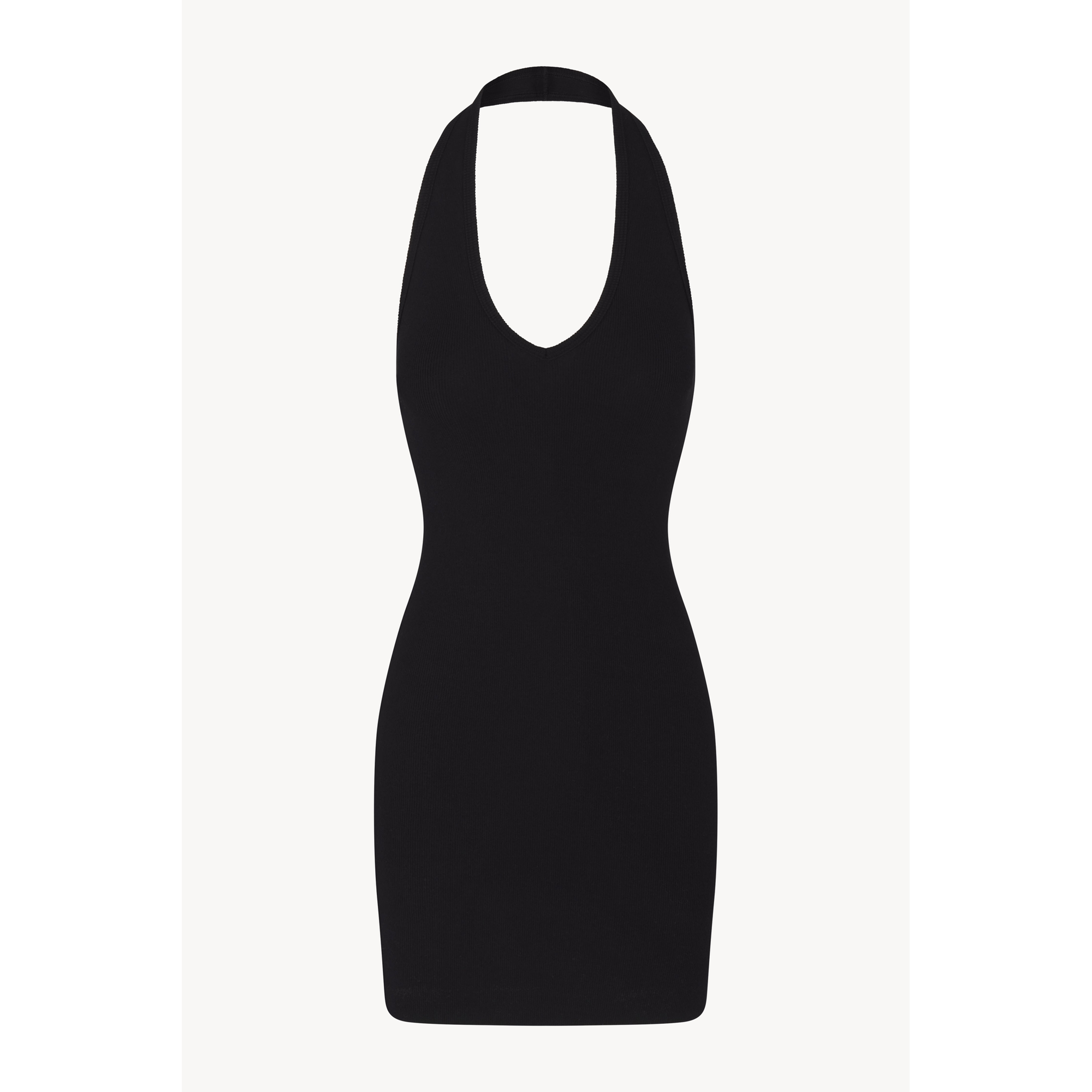 Halter Mini Dress | Black