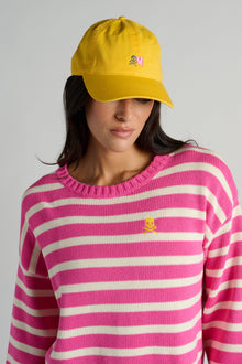 Kerri Rosenthal | Heart And Skull Hat | Soul Yellow