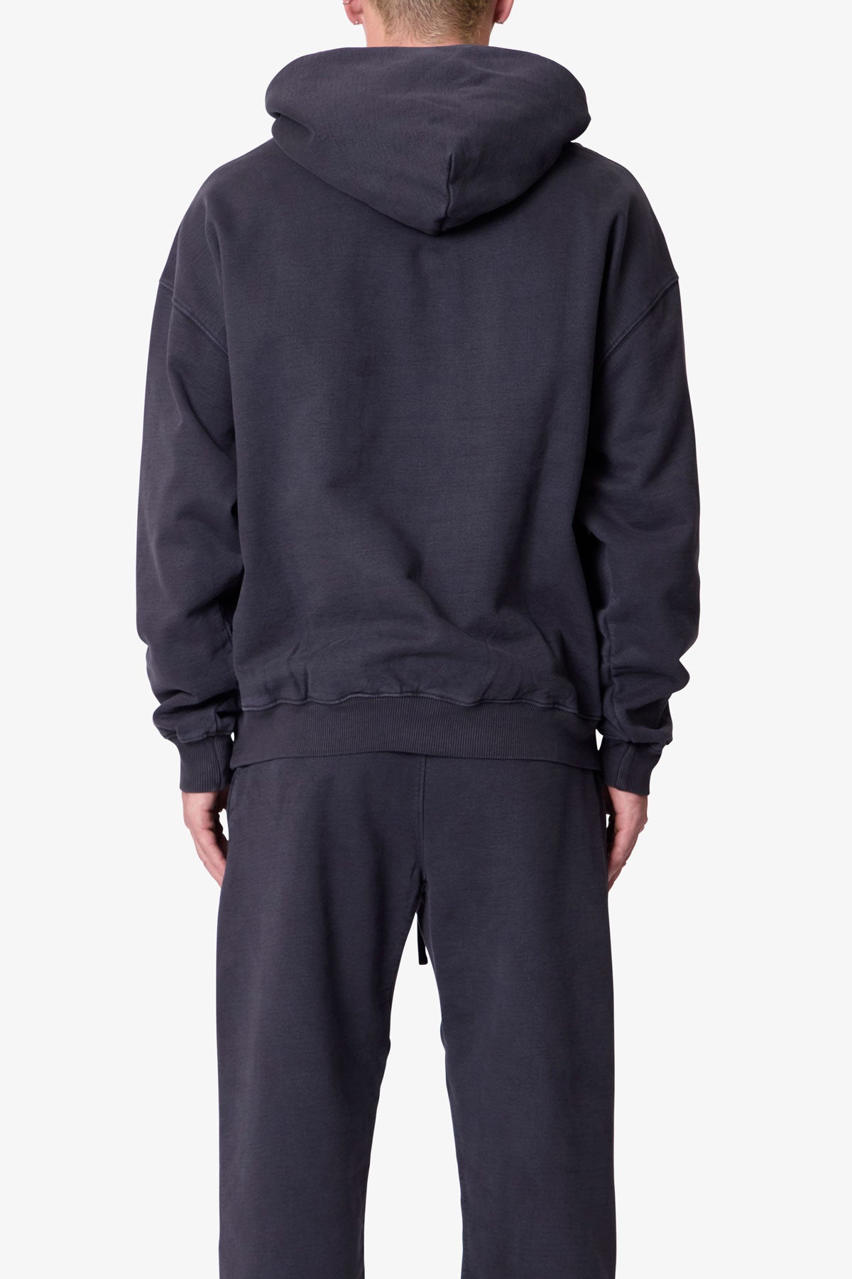 Heavy Basic Hoodie | Washed Black