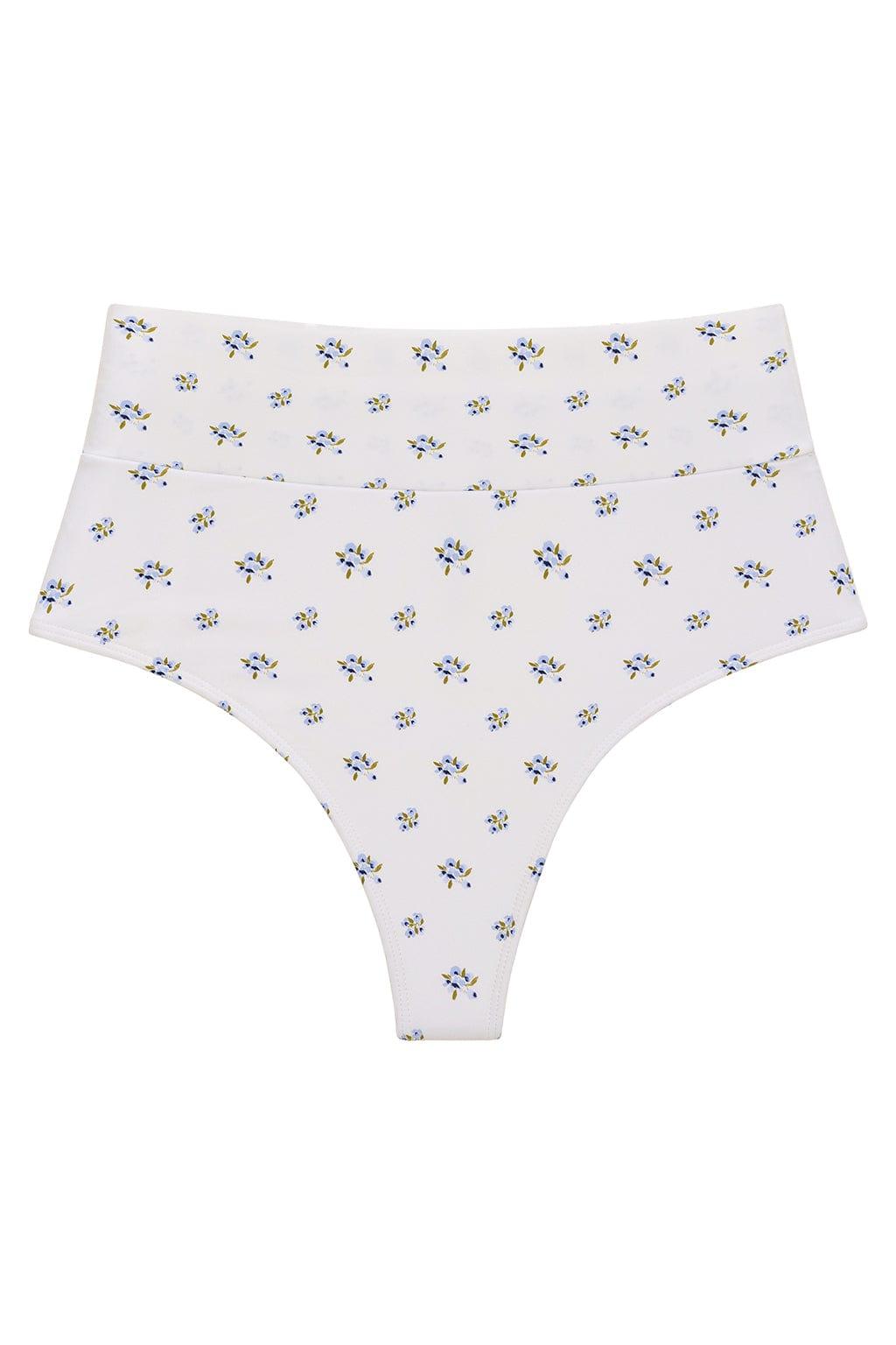 Full Coverage High Rise Bikini Bottom | Heidi Floral