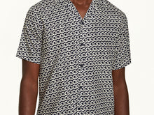 Hibbert Lacuna Capri Collar Shirt | Midnight Navy