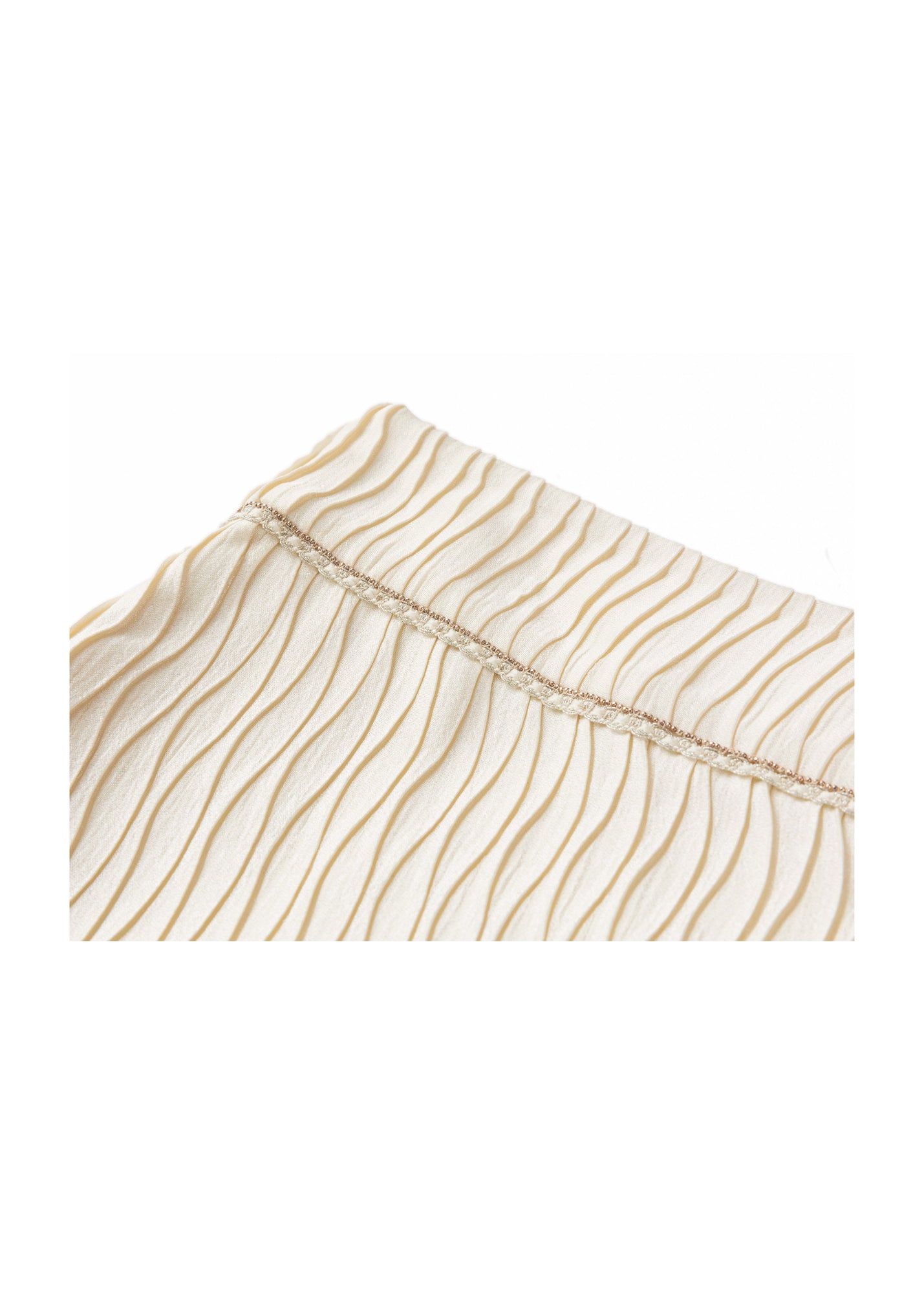 High-Waist Skirt | Beige