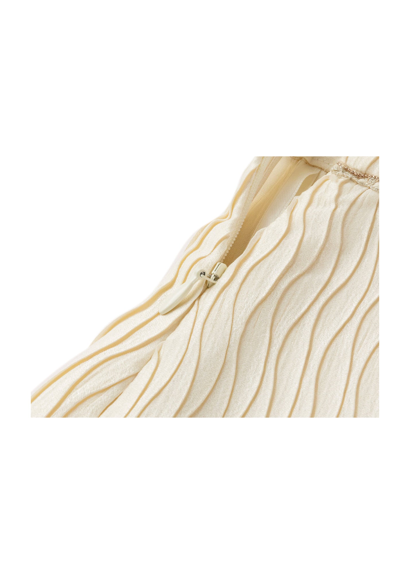 High-Waist Skirt | Beige