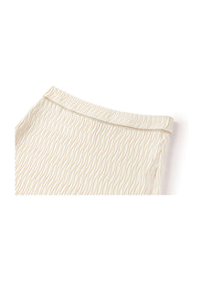 High-Waist Skirt | Beige