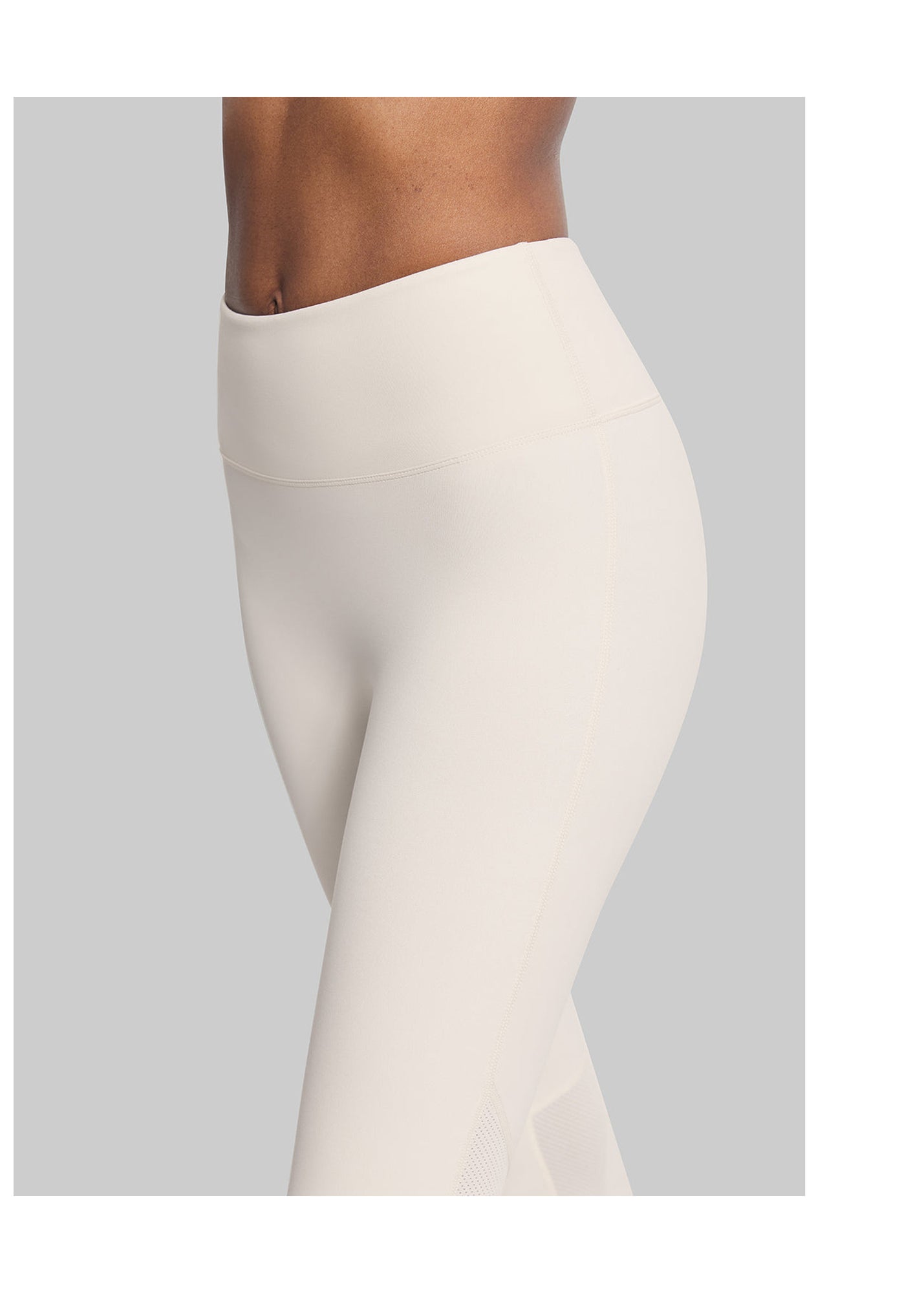 High-Waisted Impact Mesh Leggings | Ivory