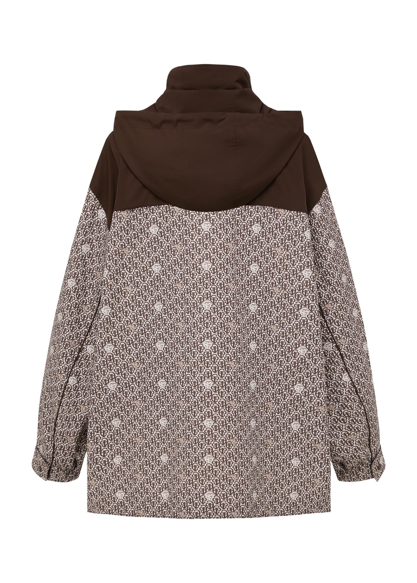 High V-Neck Jacket | Brown