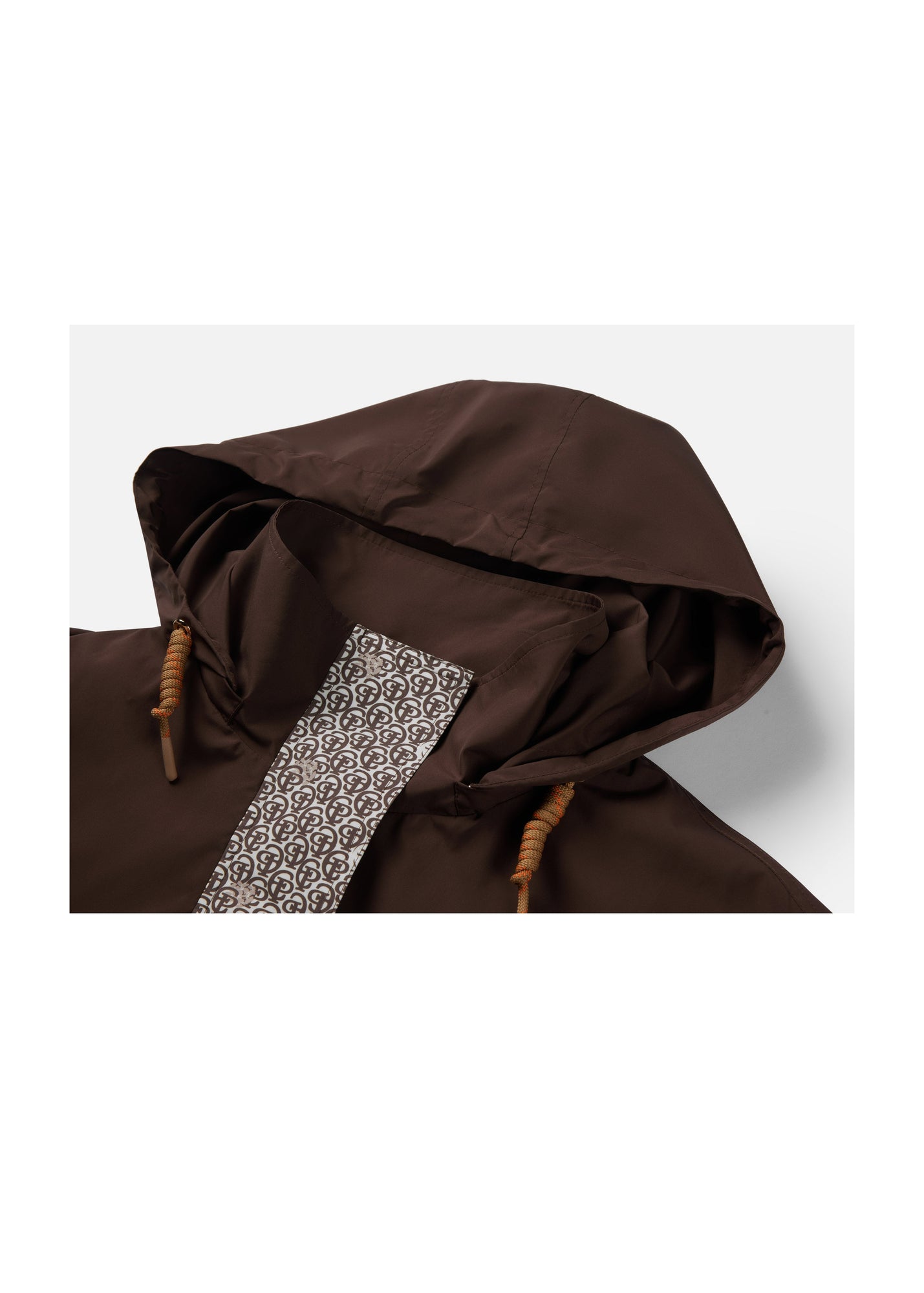 High V-Neck Jacket | Brown