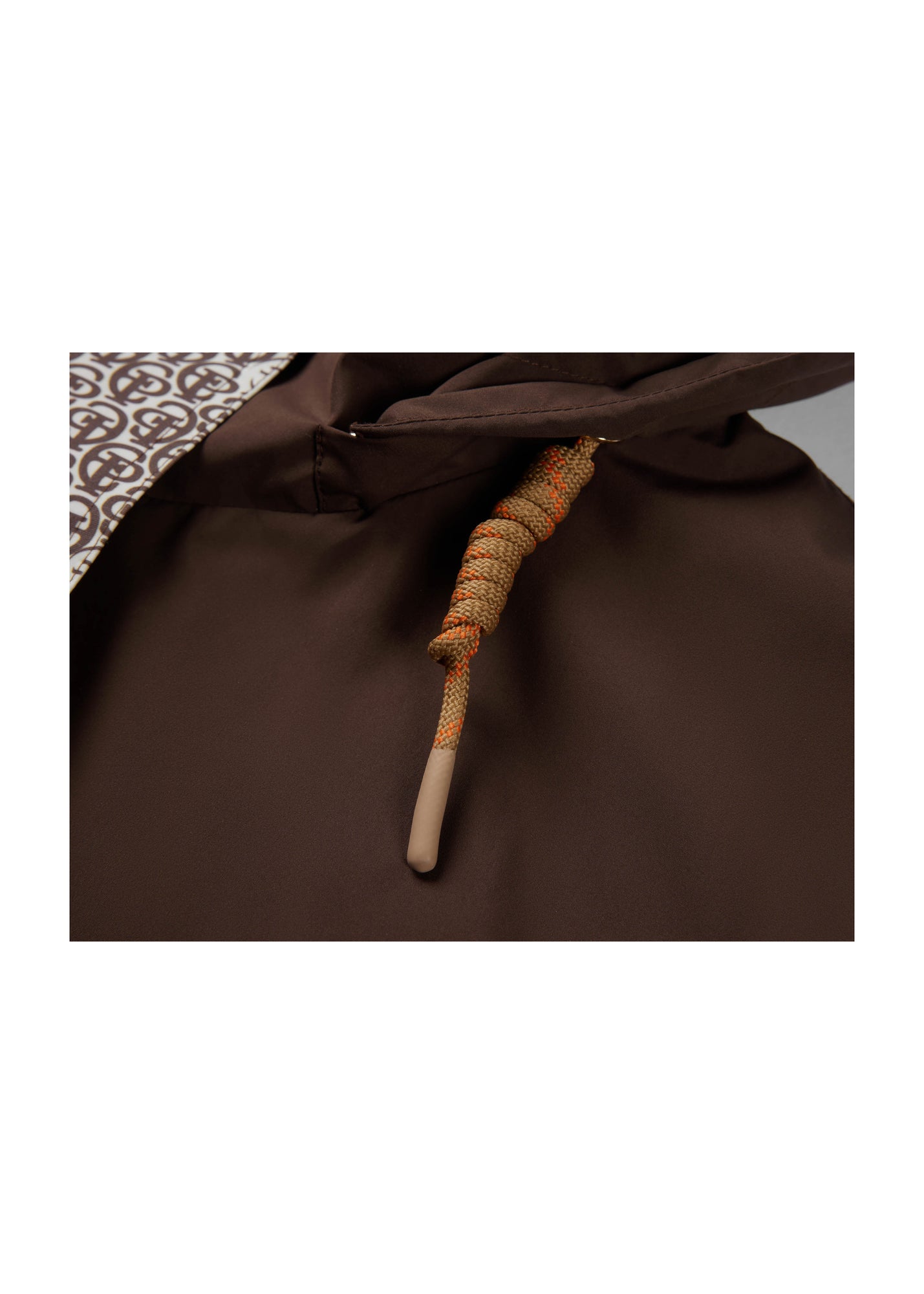 High V-Neck Jacket | Brown