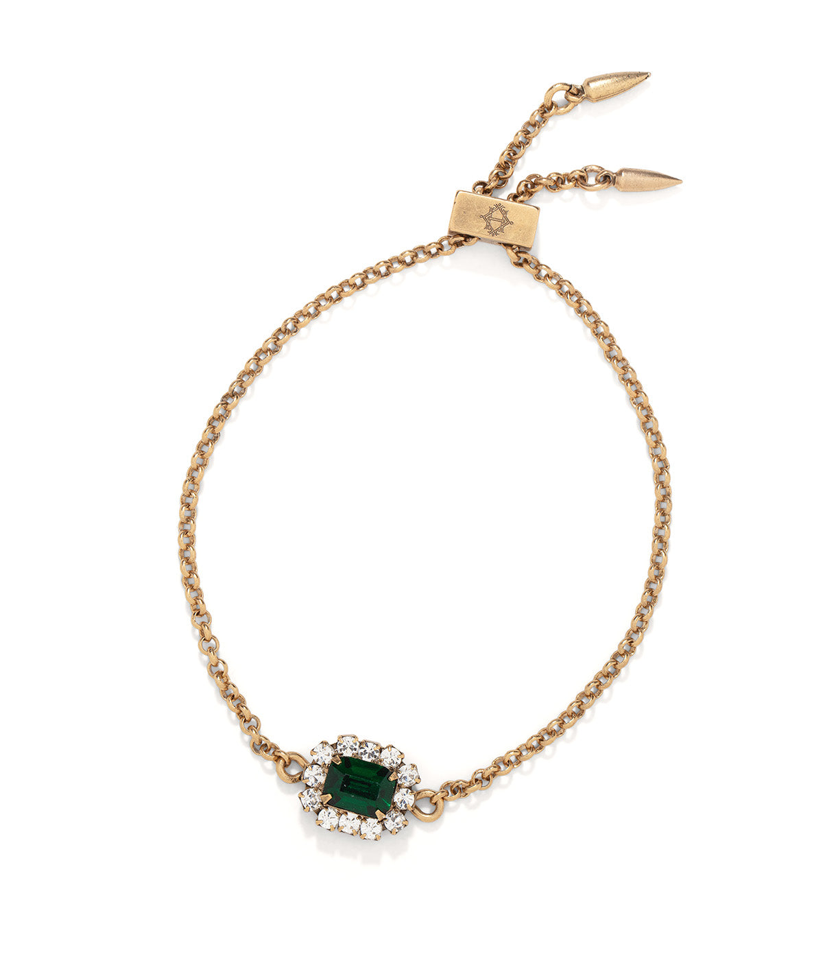 Tati Slider Bracelet | Emerald