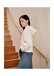 Hooded Sweatshirt | White