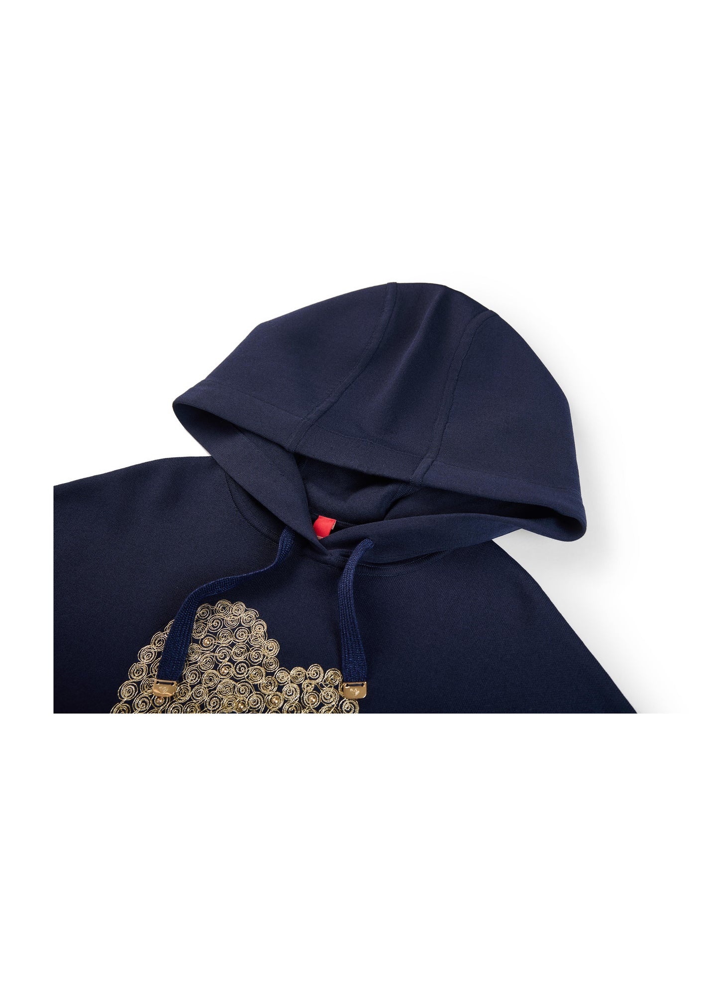 Hoodie with Embroidery | Navy