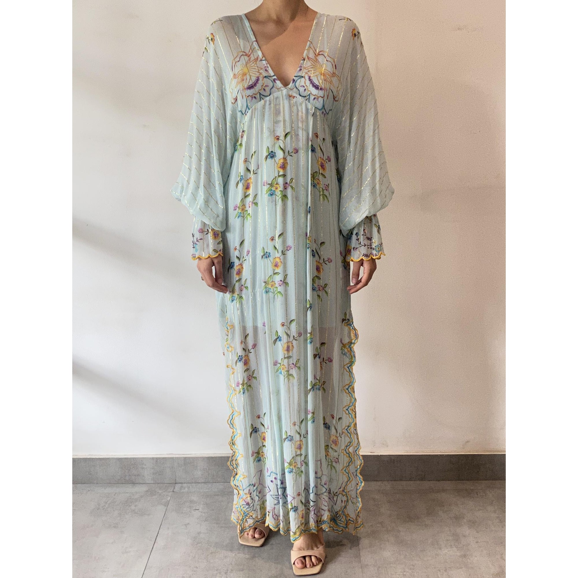 Hoor Blue Kaftan