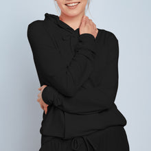 Modal French Terry House Hoodie | Black