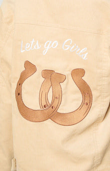Hugo Cord Western Jacket | Cream