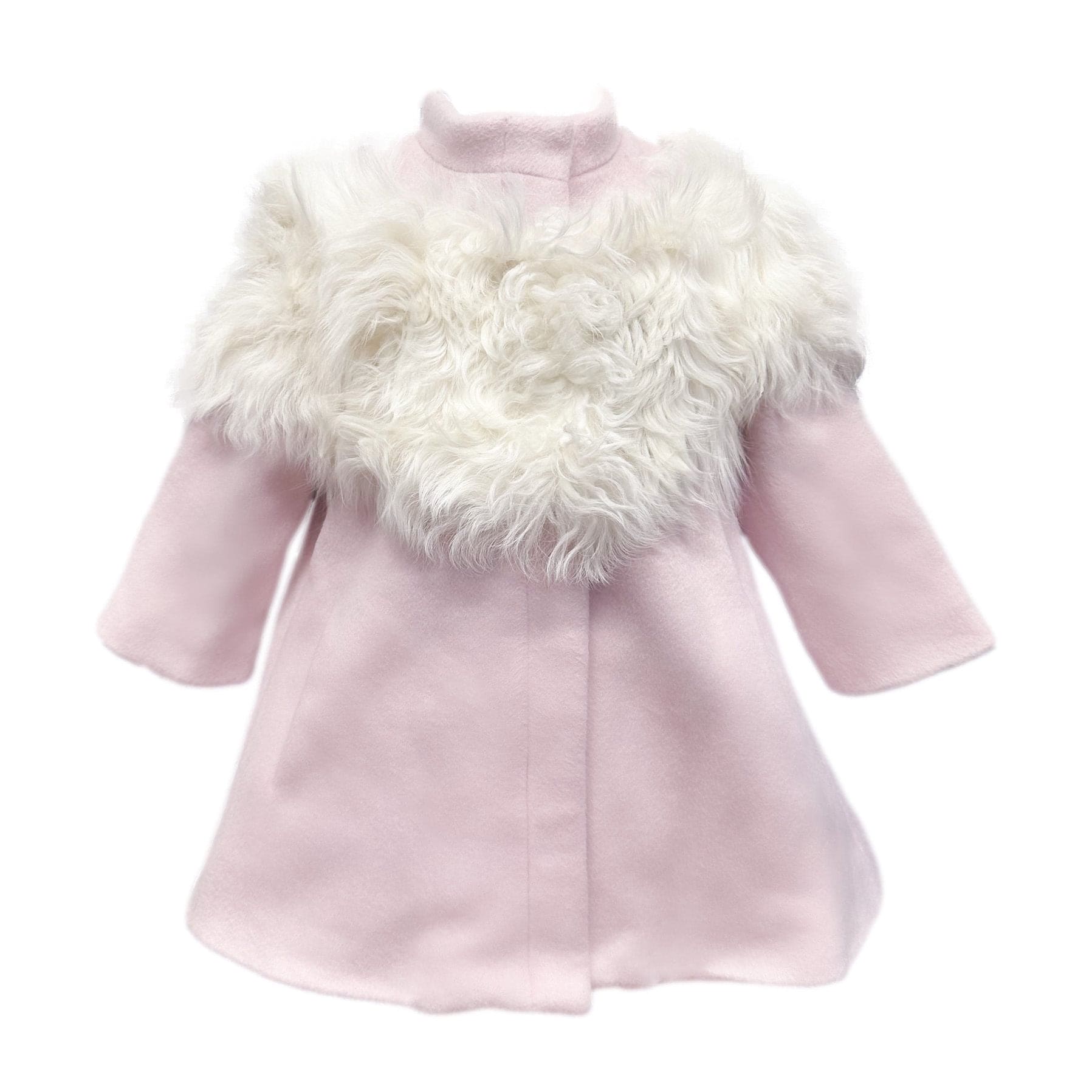 Faina Pink Wool Coat | Pink