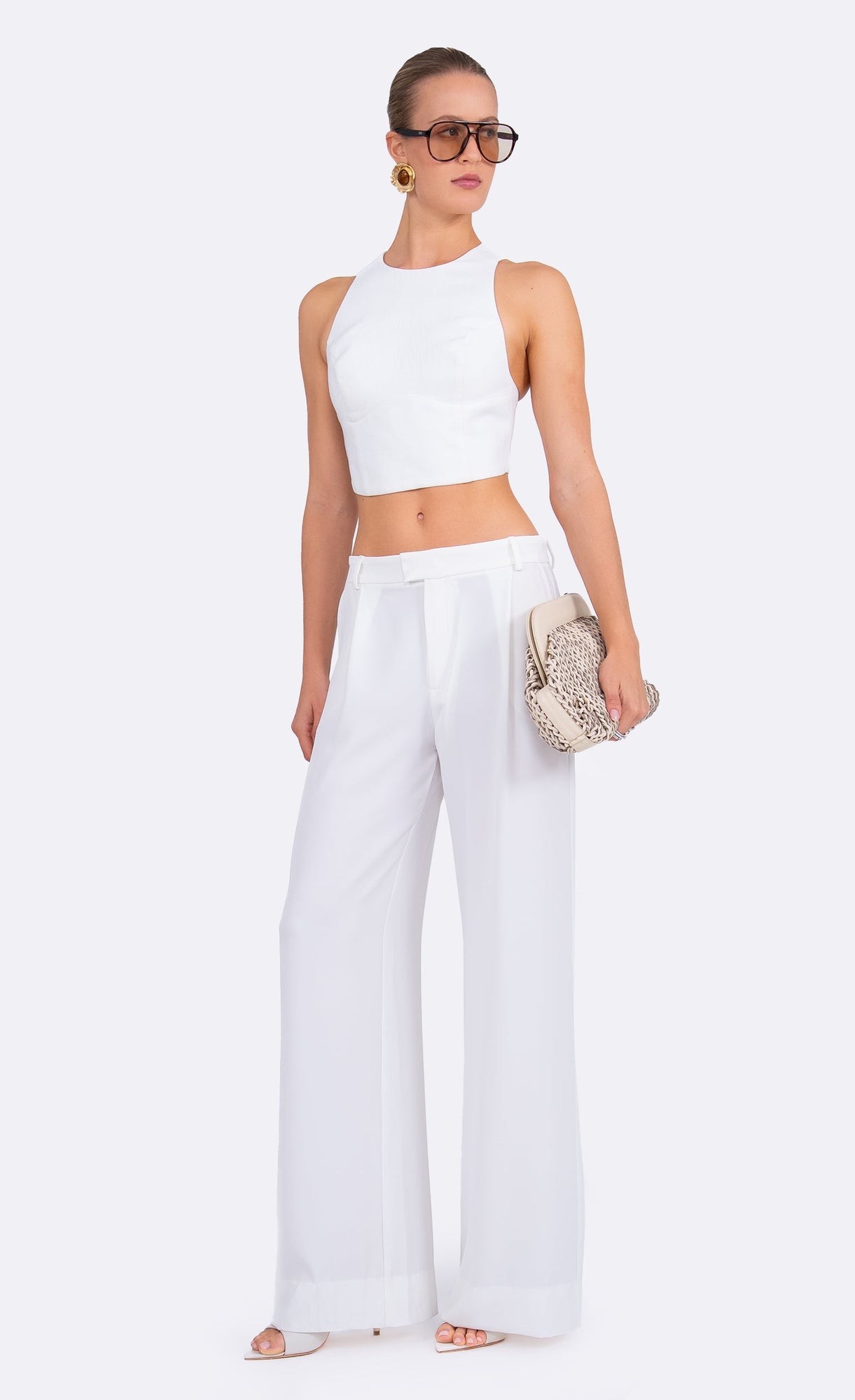 Tessa Crop | White