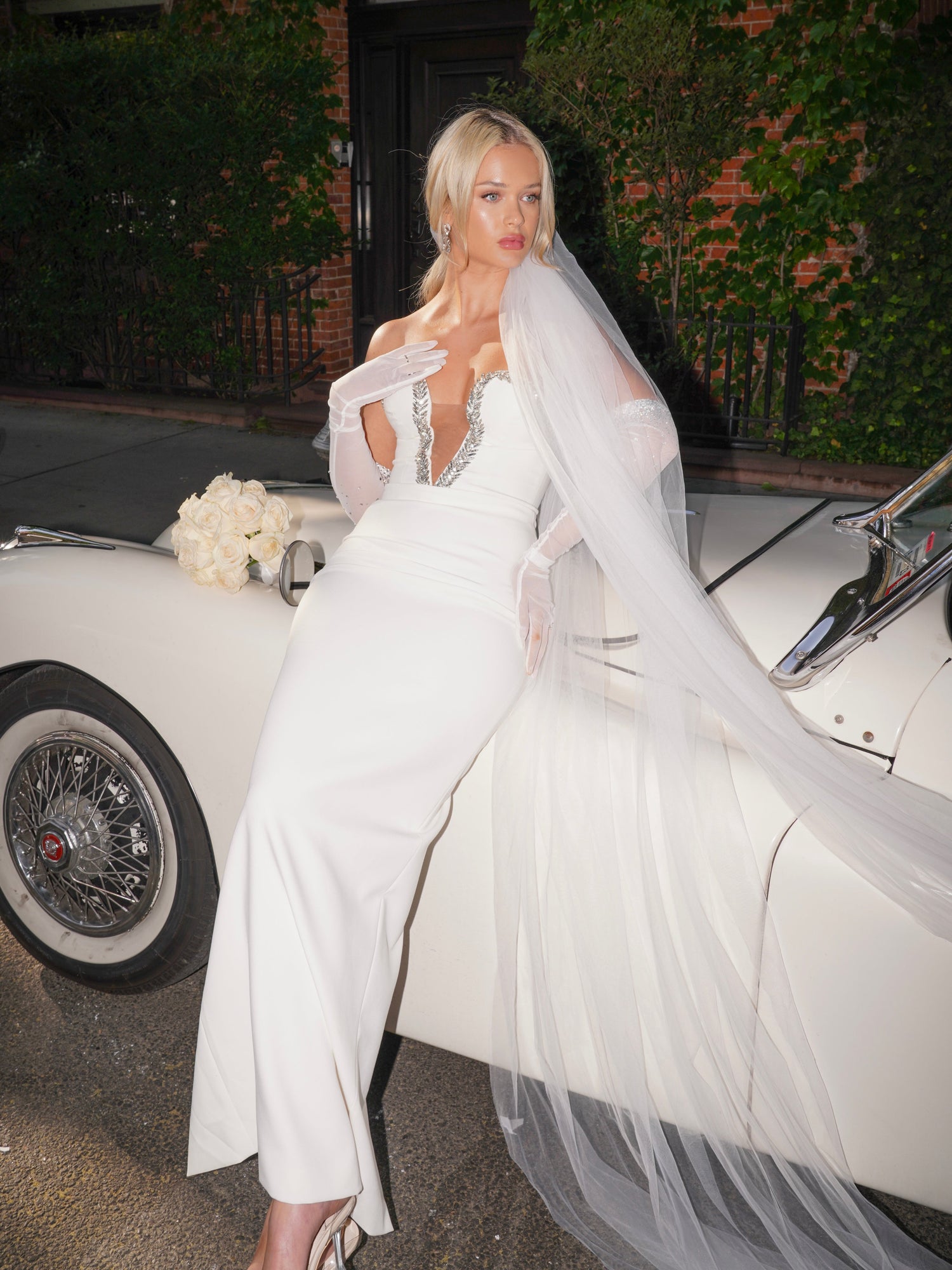 Cathedral Long Wedding Veil | White