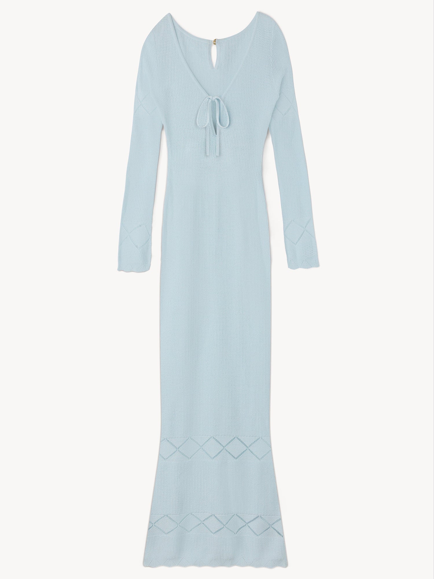 Rita Crochet Dress | Sky Blue