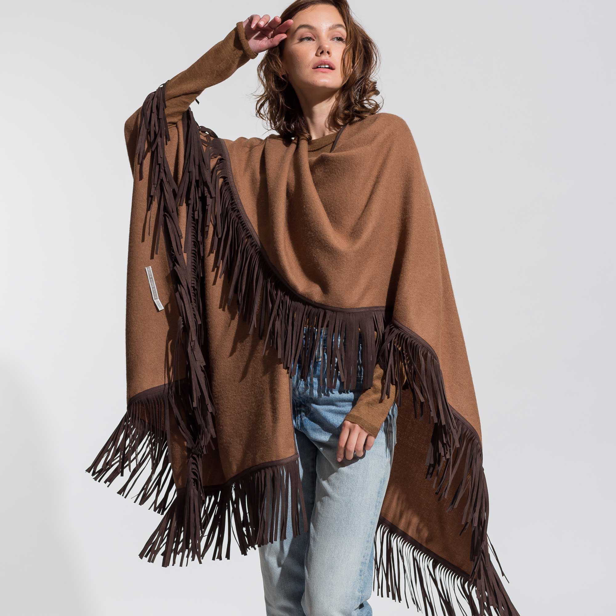 Women | Santa Fe Cape | Cognac