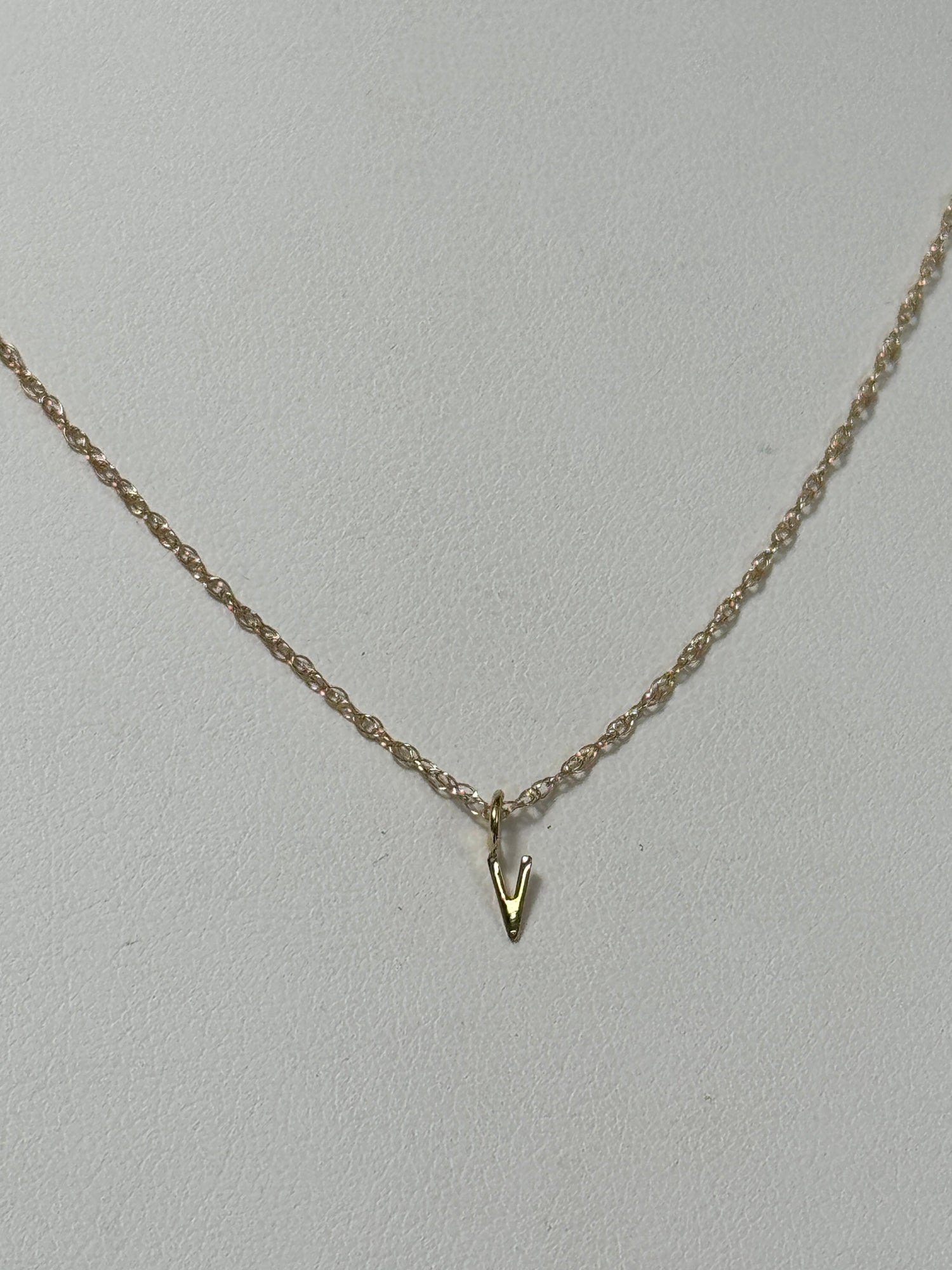 Initial Necklace | 10K Yellow Gold