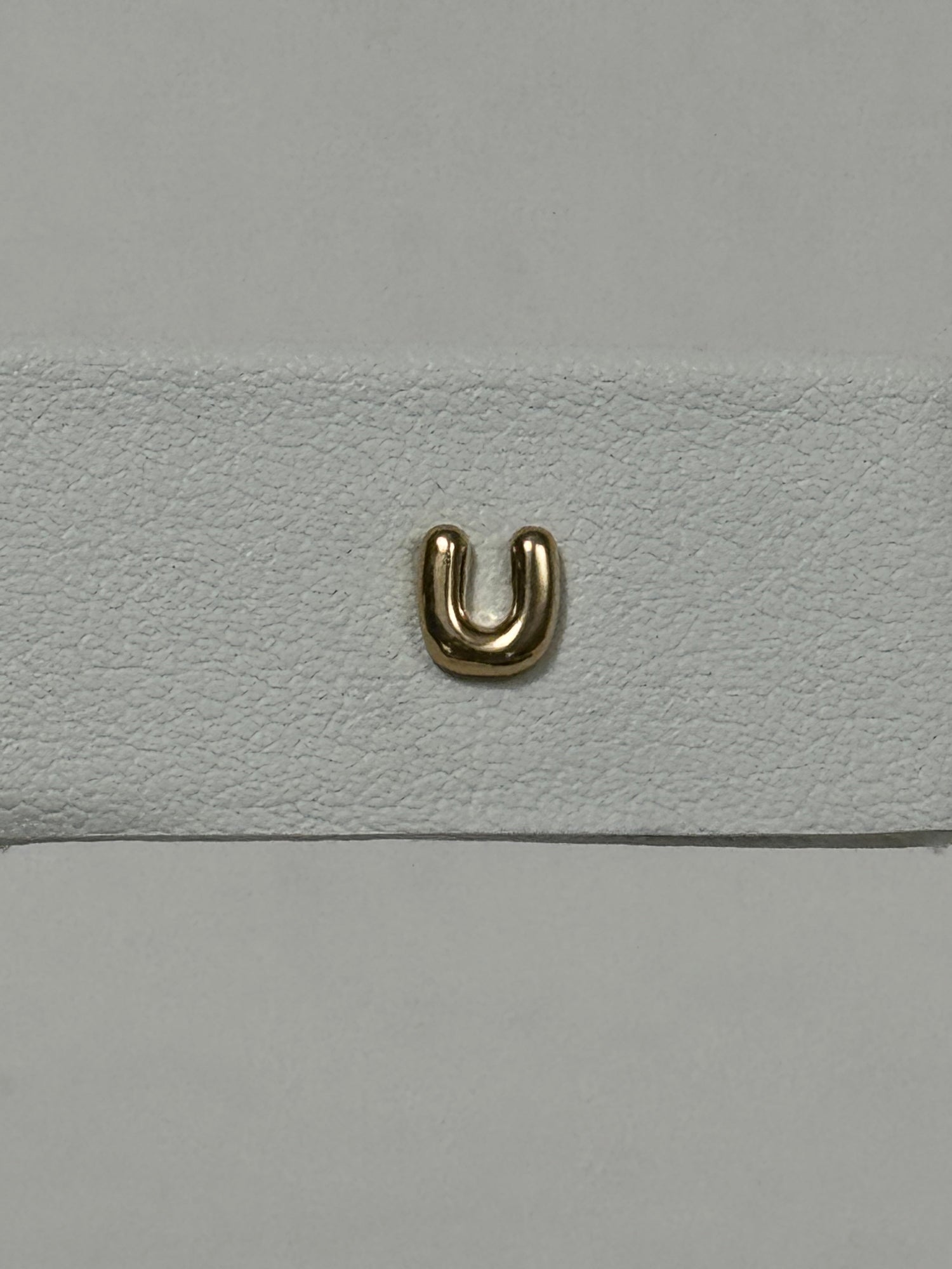 Tiny Bubble Tea Stud | 10K Yellow Gold
