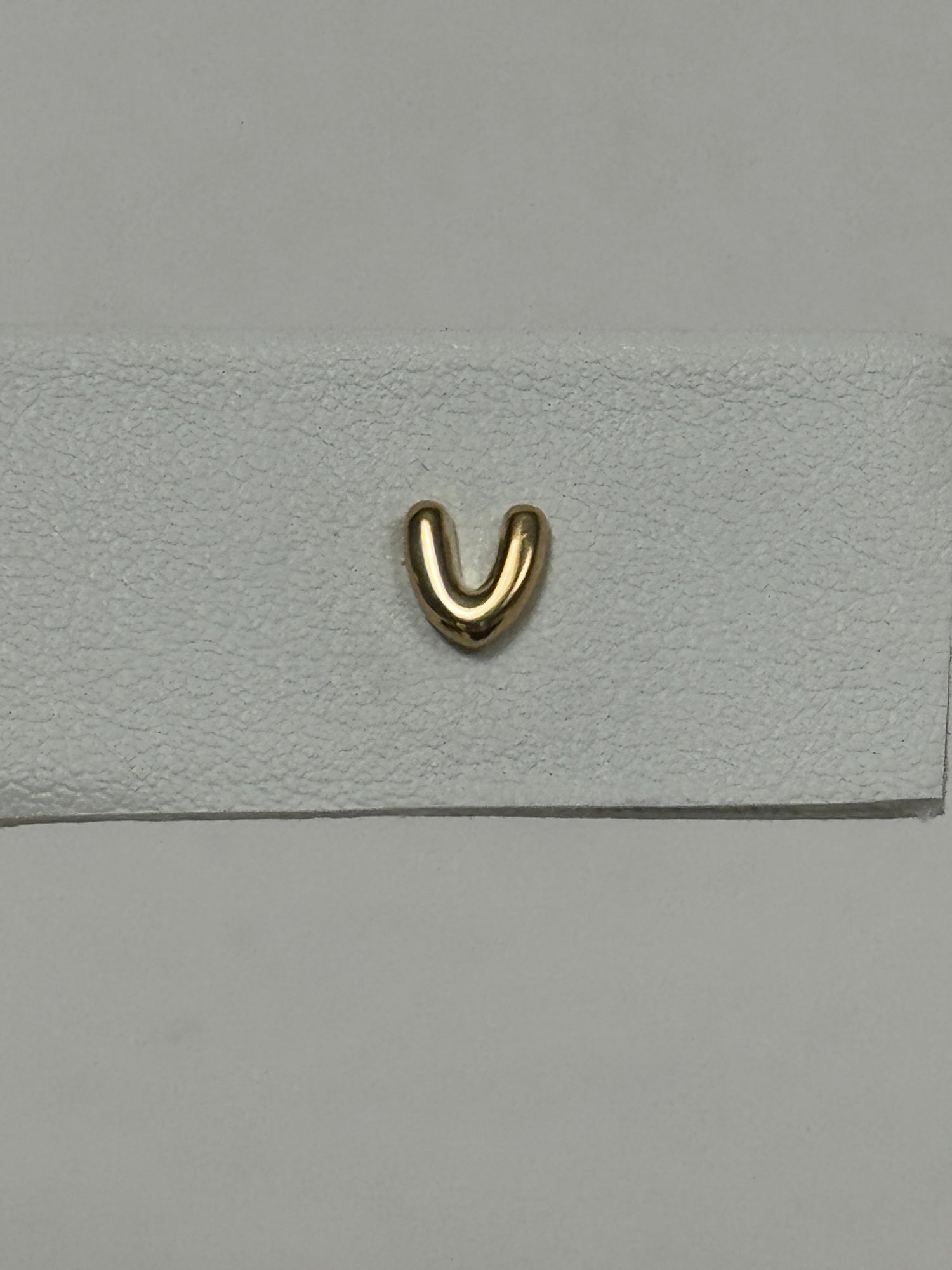 Tiny Bubble Tea Stud | 10K Yellow Gold