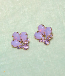 Iris Earrings | Violet Opal