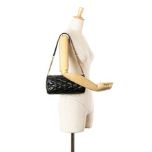 Saint Laurent | Pre-Owned Small Quilted Lambskin Sade Tube Bag | Black