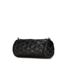 Saint Laurent | Pre-Owned Small Quilted Lambskin Sade Tube Bag | Black