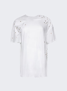 Women | Interior | The Diamante Mandy T-shirt | White