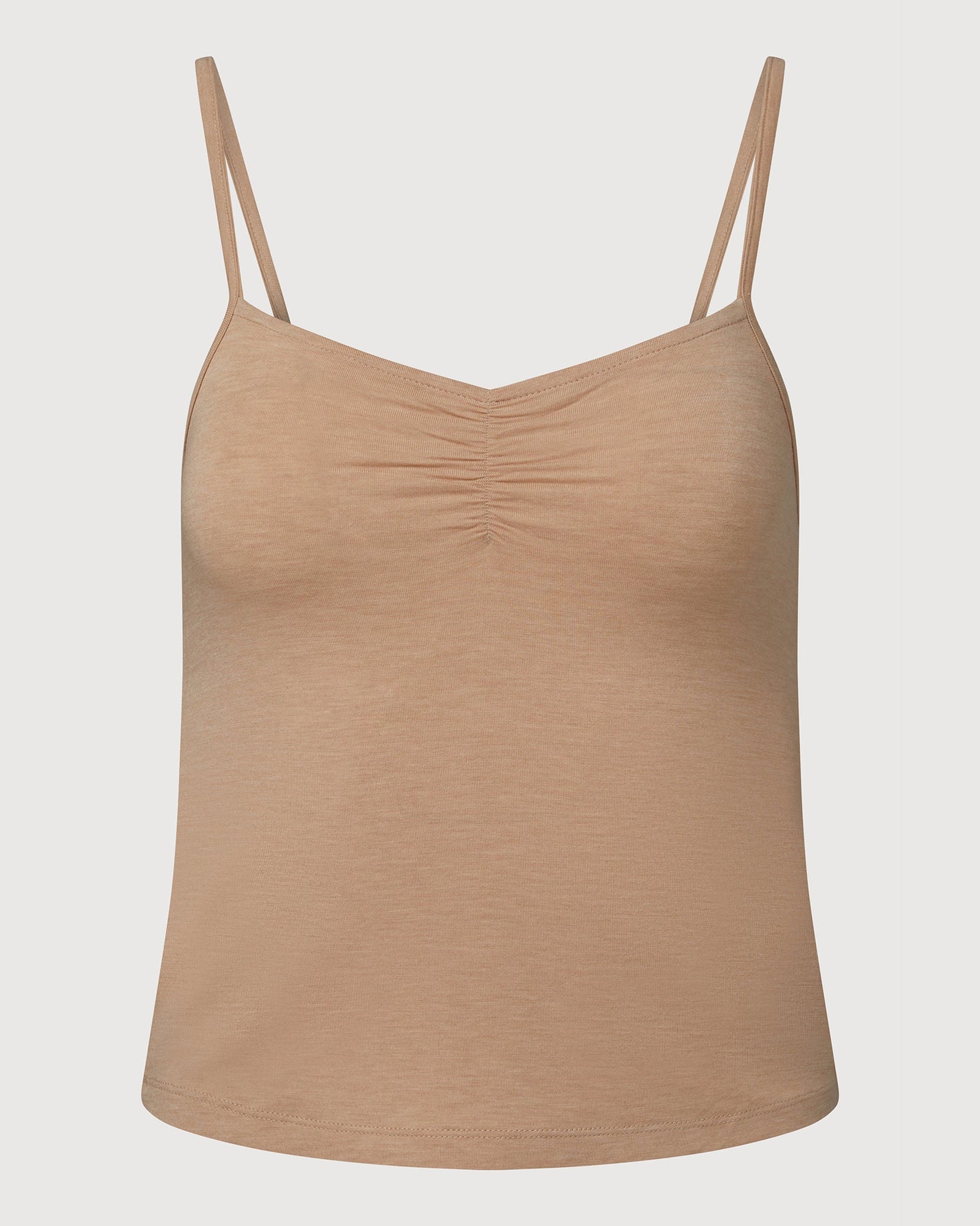 Ruched Cami Top | Heather Sand