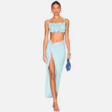 OW Collection IRIS Top Top 029 - Coral Blue