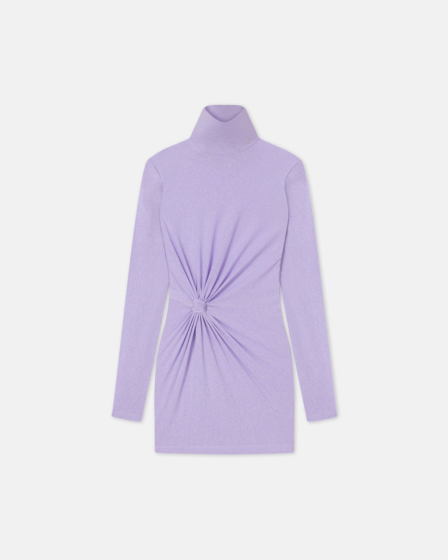 Isano Mesh-Jersey Mini Dress | Lavender