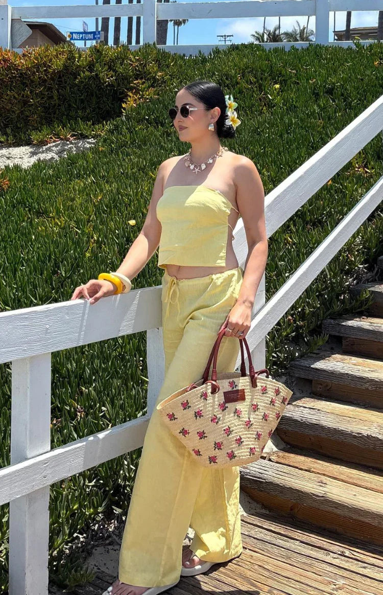 Vienna Pants | Yellow