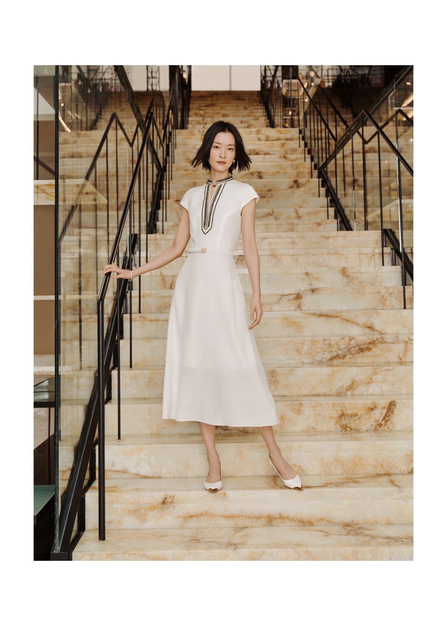 Icon Dress | White