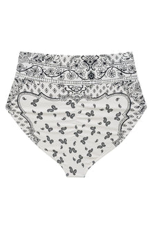 Full Coverage High Rise Bikini Bottom | Ivy Bandana