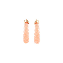 Janis Resin Hoop | Pink