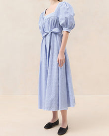 Color: Blue/Cream Plaid