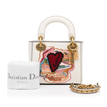 Dior | Pre-Owned Niki De Saint Phalle Mini Calfskin Dioramour Lady (Embroidered) - II | White