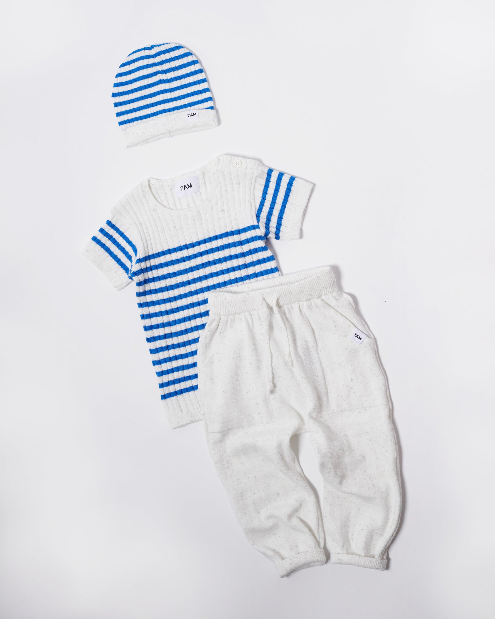 Seashell Blue Stripes//