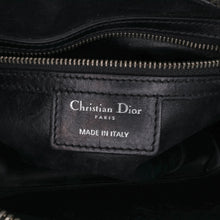 Dior | Pre-Owned Medium Calfskin Patch Embellished Lady | Black