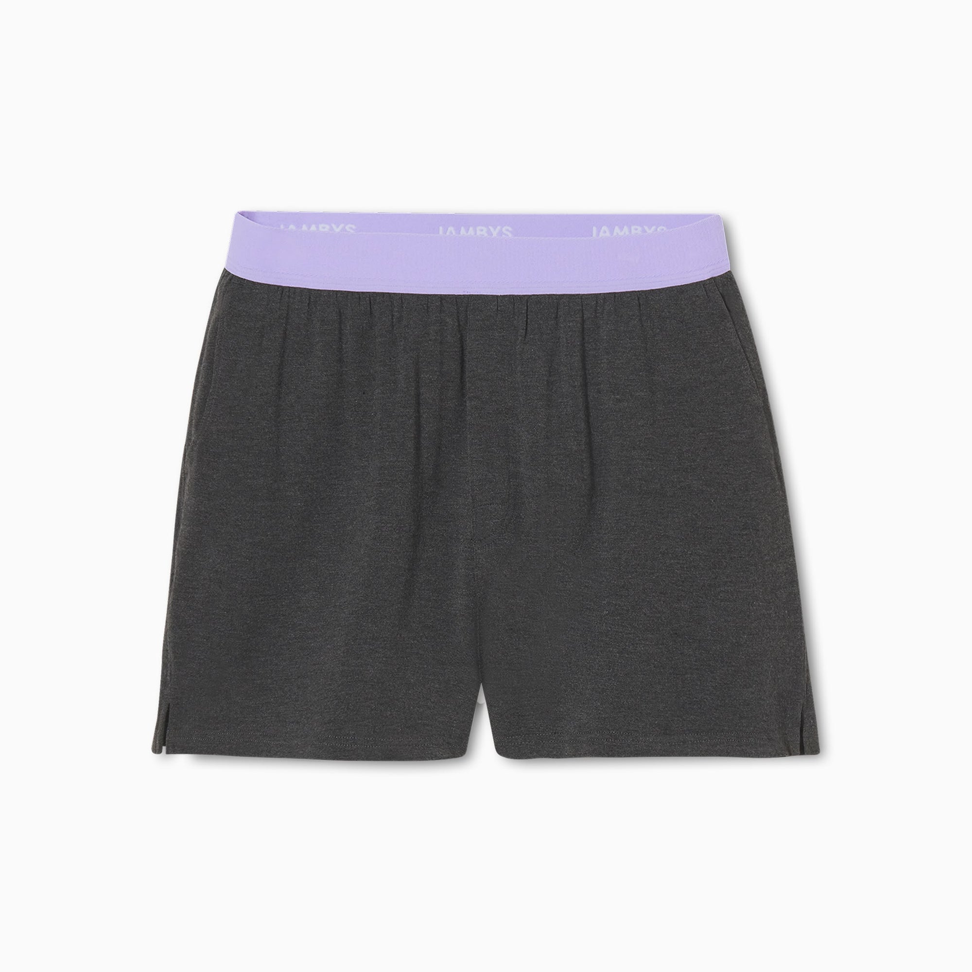 Modal French Terry House Shorts | Gray/Lavender