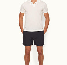 Jarrett Classic Fit Jacquard Checkerboard Cotton Polo Shirt | White