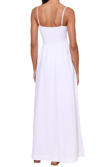 The Linen Cutout Maxi Dress