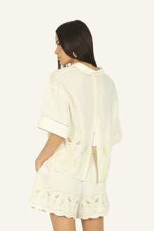 Julie Shorts | Antique Creme