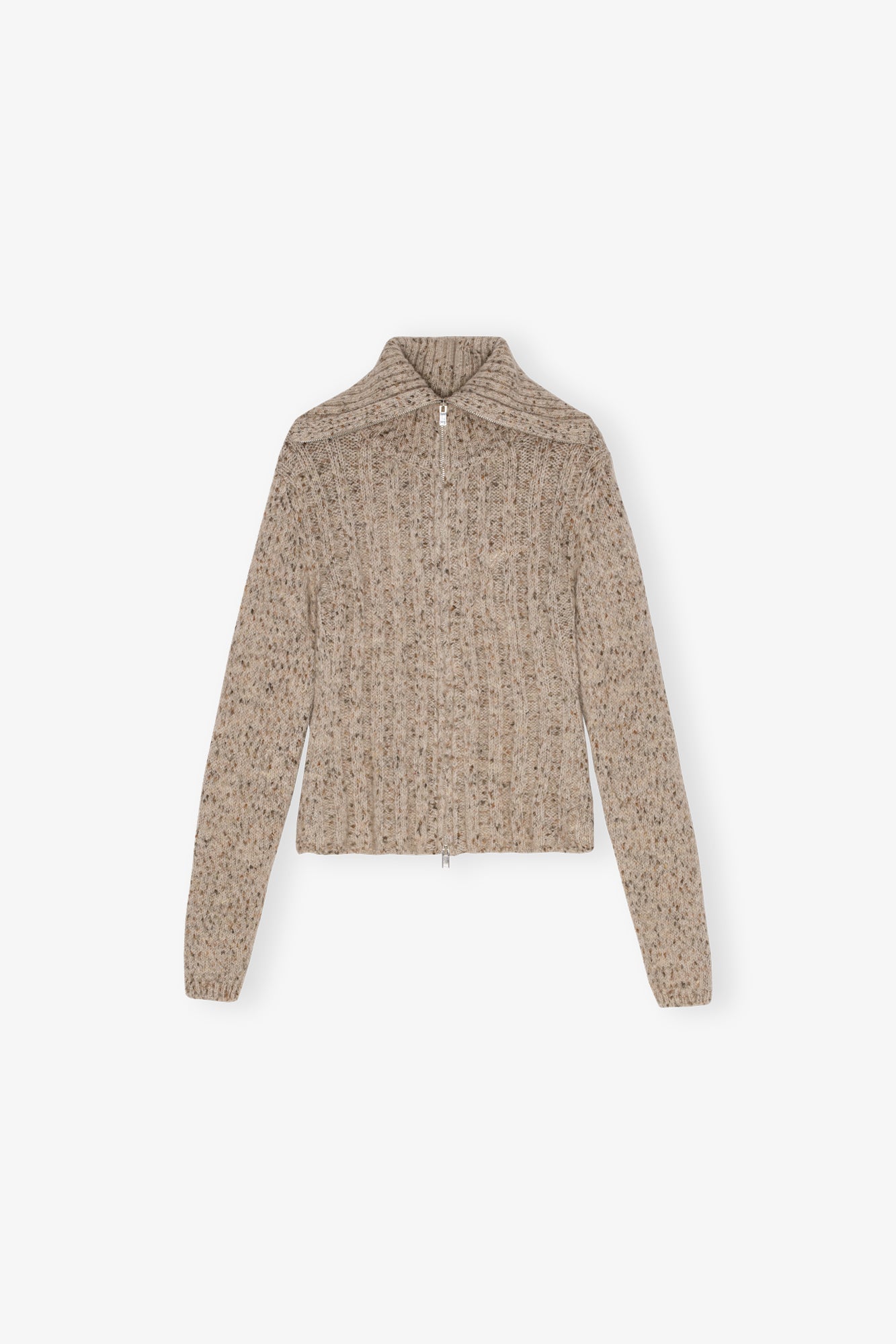 Alpaca Cotton Mix Highneck | Safari