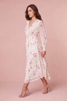 Womens | Kailo Midi Dress | Warm Pink Cloud