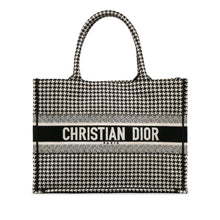Dior | Pre-Owned Medium Houndstooth Book Tote | Black